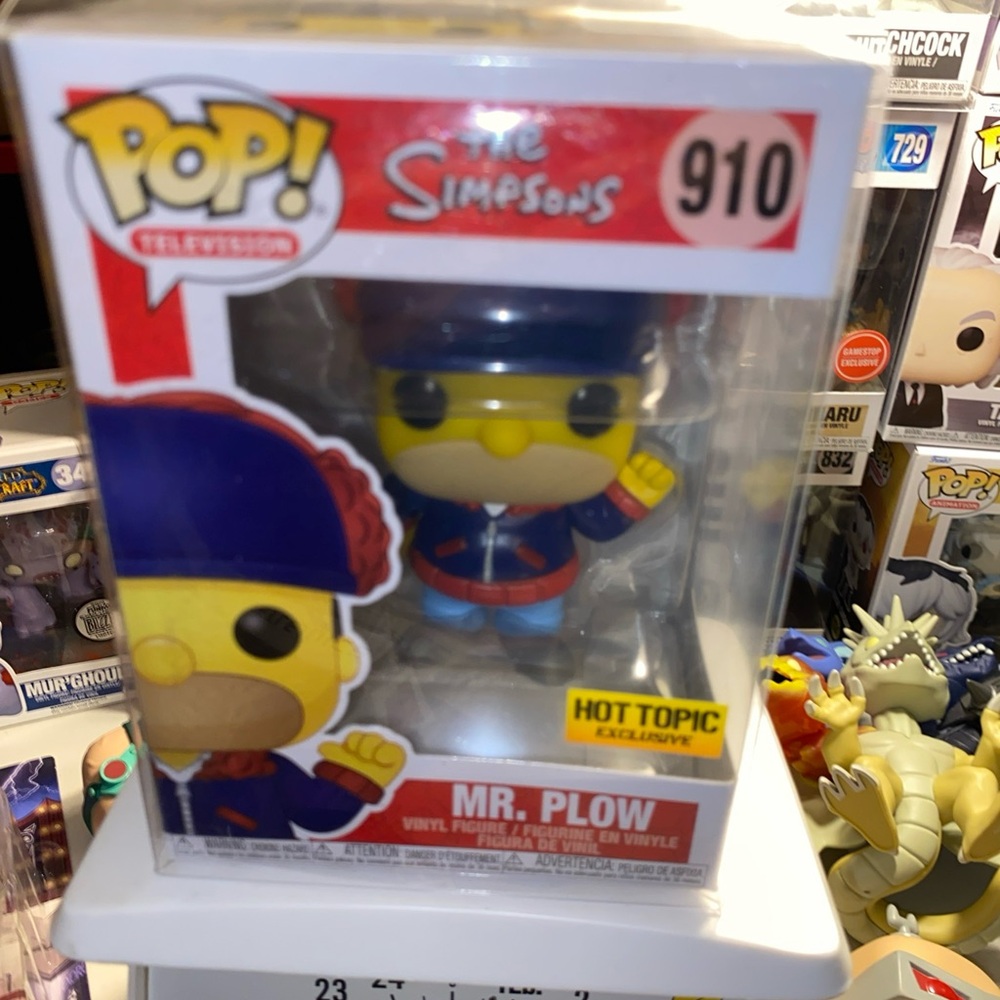 Hot Topic Exclusive The Simpsons Mr. Plow Pop Figure
